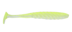 YUM LURES Pulse Bait Chartreuse Clear Shad lure with rolling flash to attract fish