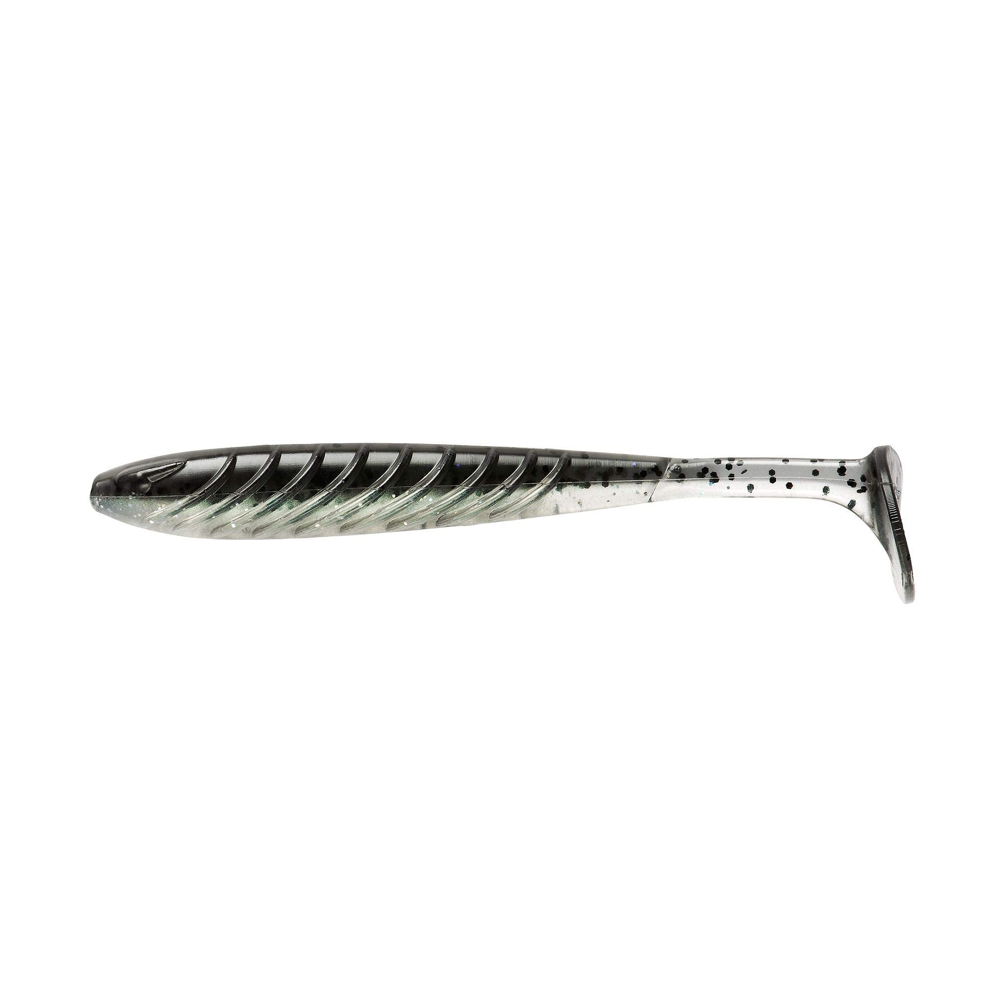 Yum Lures Pulse swimbait top view shows paddle-tail action for lifelike movement