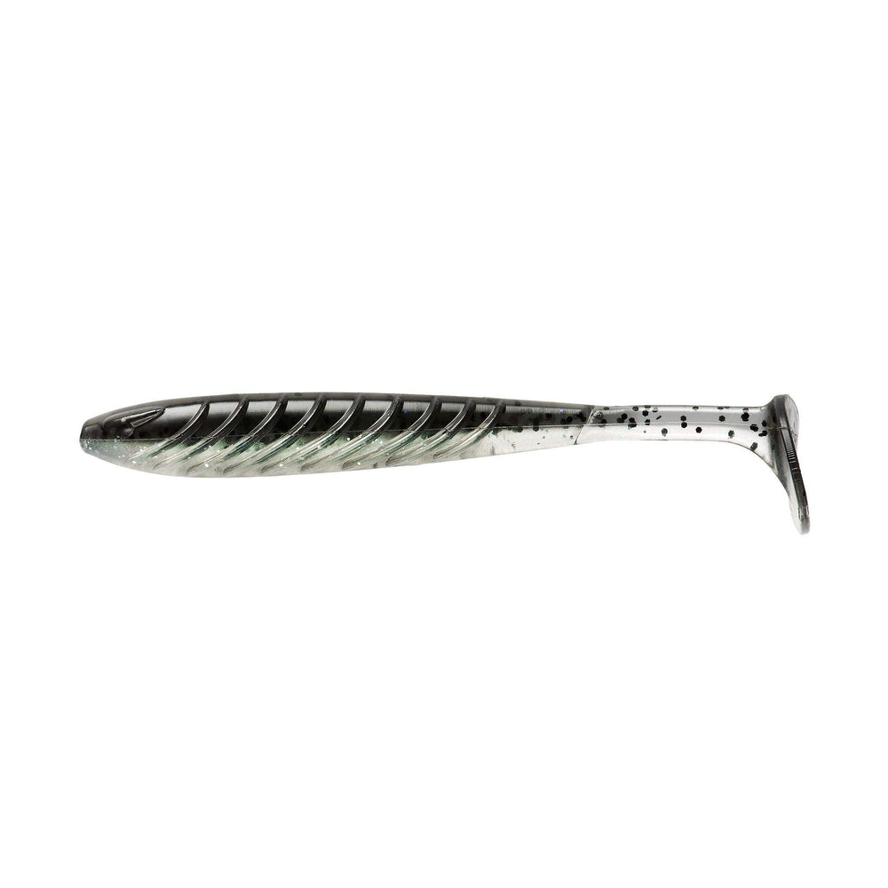 Yum Lures Pulse swimbait top view shows paddle-tail action for lifelike movement