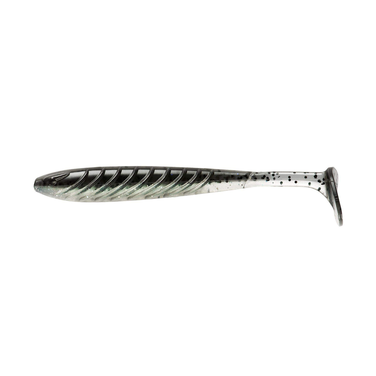 Yum Lures Pulse swimbait top view shows paddle-tail action for lifelike movement