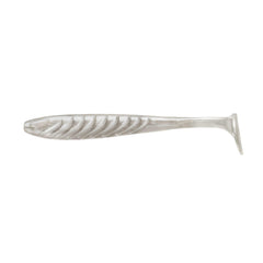 Yum Lures Pulse PRL White side view shows lifelike action for versatile rigging.