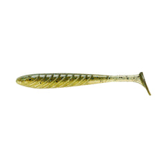 Yum Lures Pulse Summer Gill tail-action shows strong vibration for bass fishing.