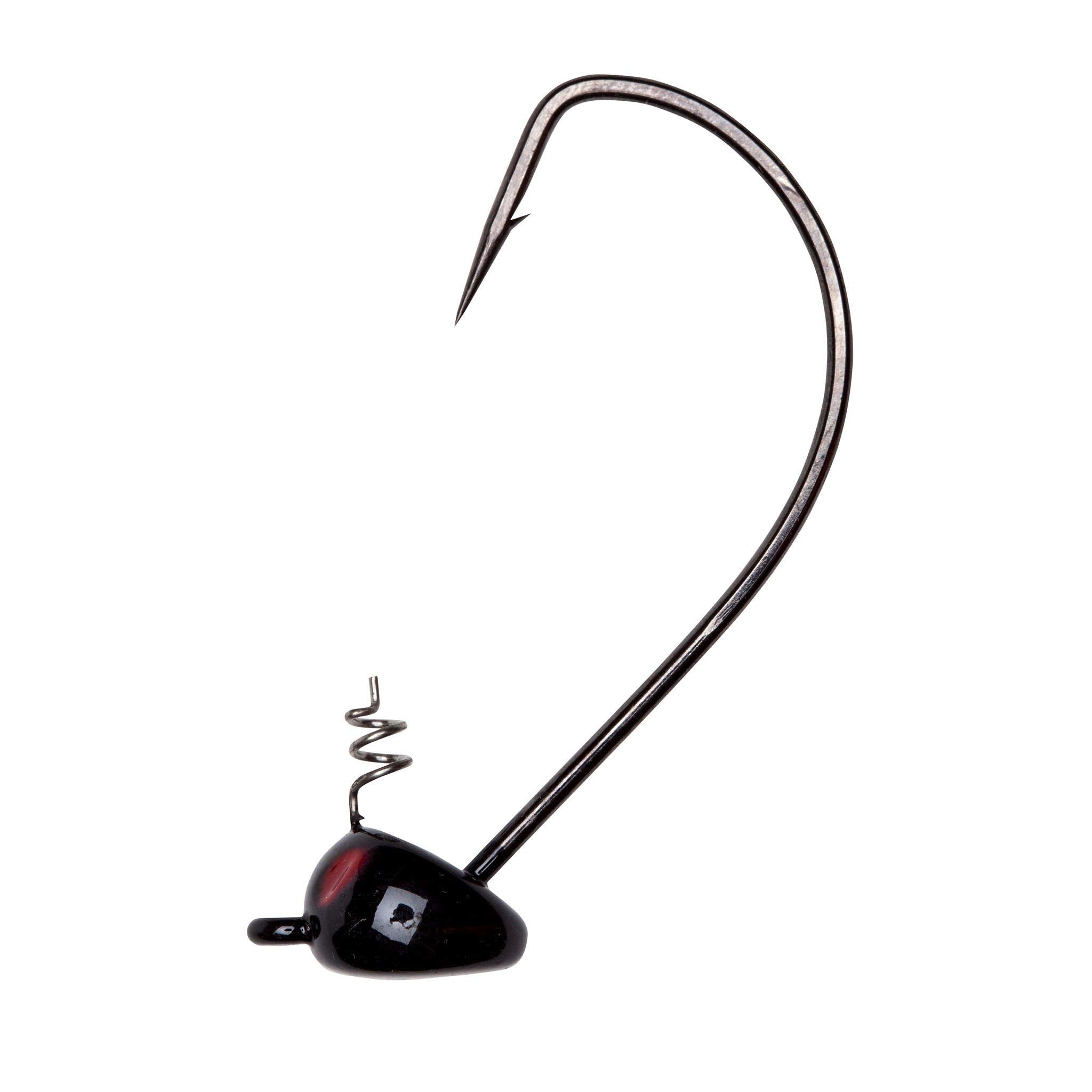 Yum Lures Pumpkin Ed Jig Head keeps bait up for better vertical presentations.