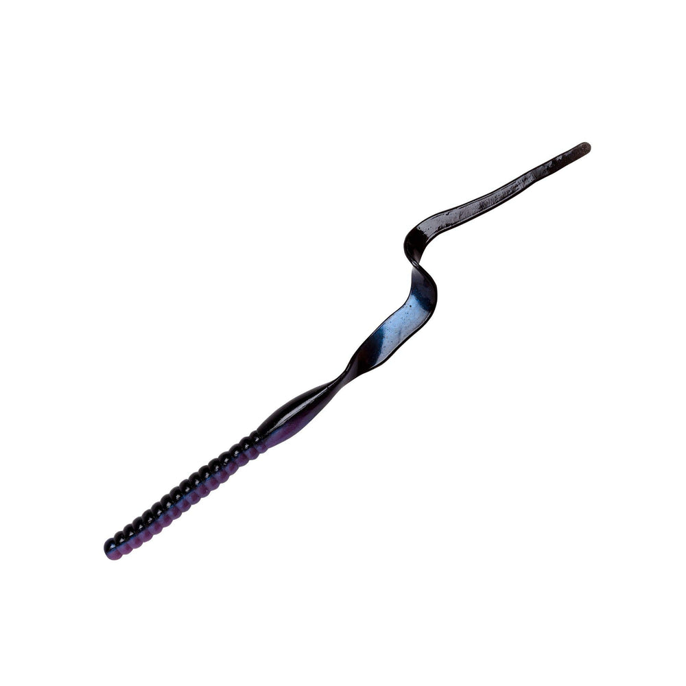 Yum Lures Ribbontail Worm Tequila Sunrise 7.5 inch showcases lifelike swimming action.