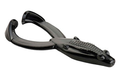 Yum Lures Tip Toad Bait in black with cupped feet boosts topwater action