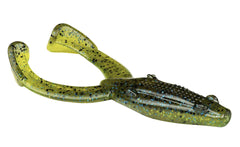 Yum Lures Tip Toad Bait Summer Gill slices surface for topwater strikes