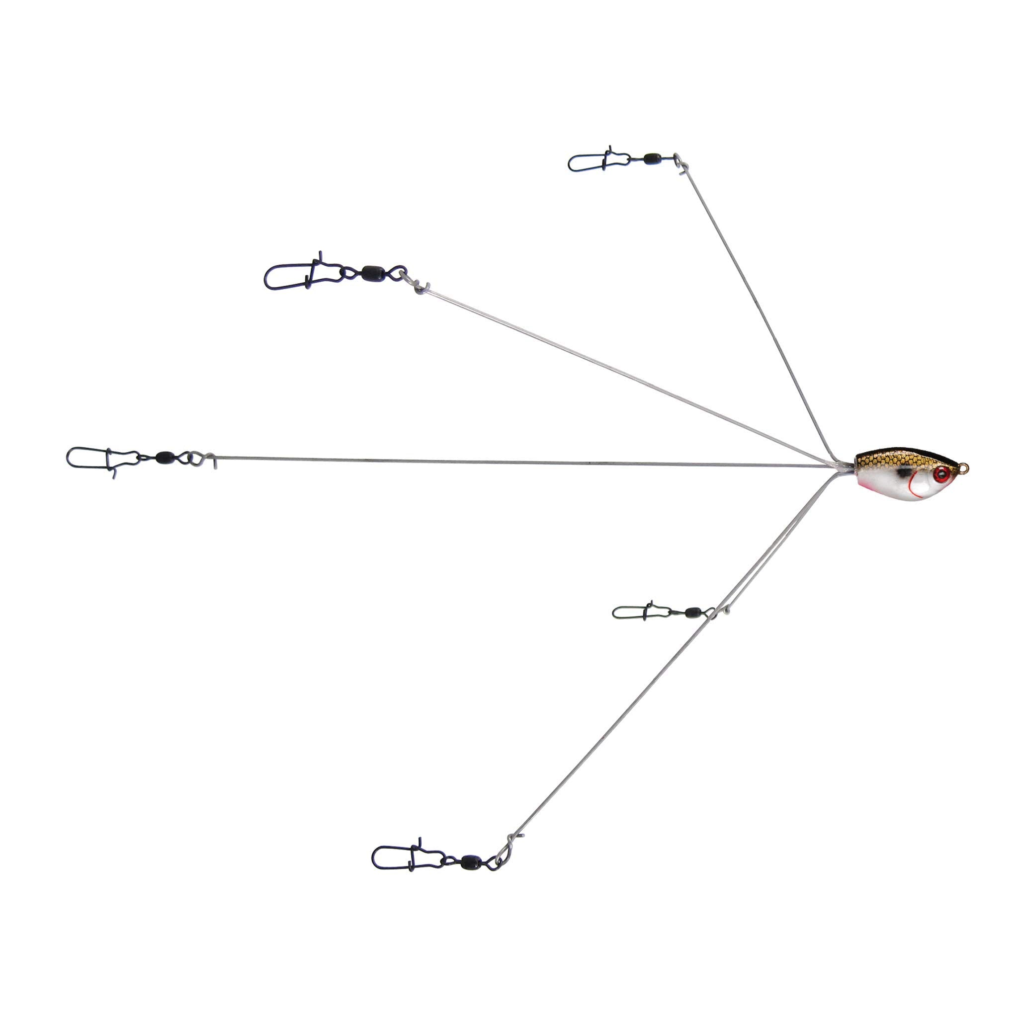 Yumbrella Ultralight Multi-Lure 5-Wire Rig in Tennessee Shad