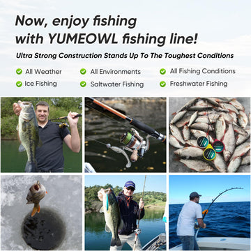 YUMEOWL X8 color options including ocean blue and yellow for visibility in varied lighting