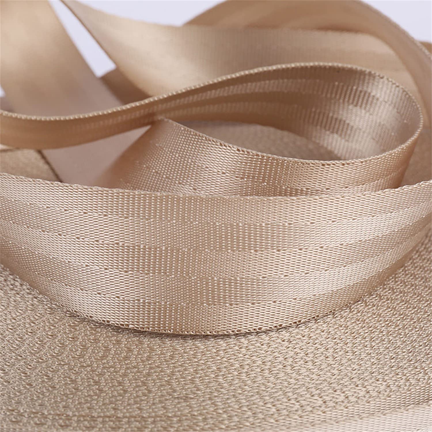 Close-up of YunYunStrap nylon weave showing durability.