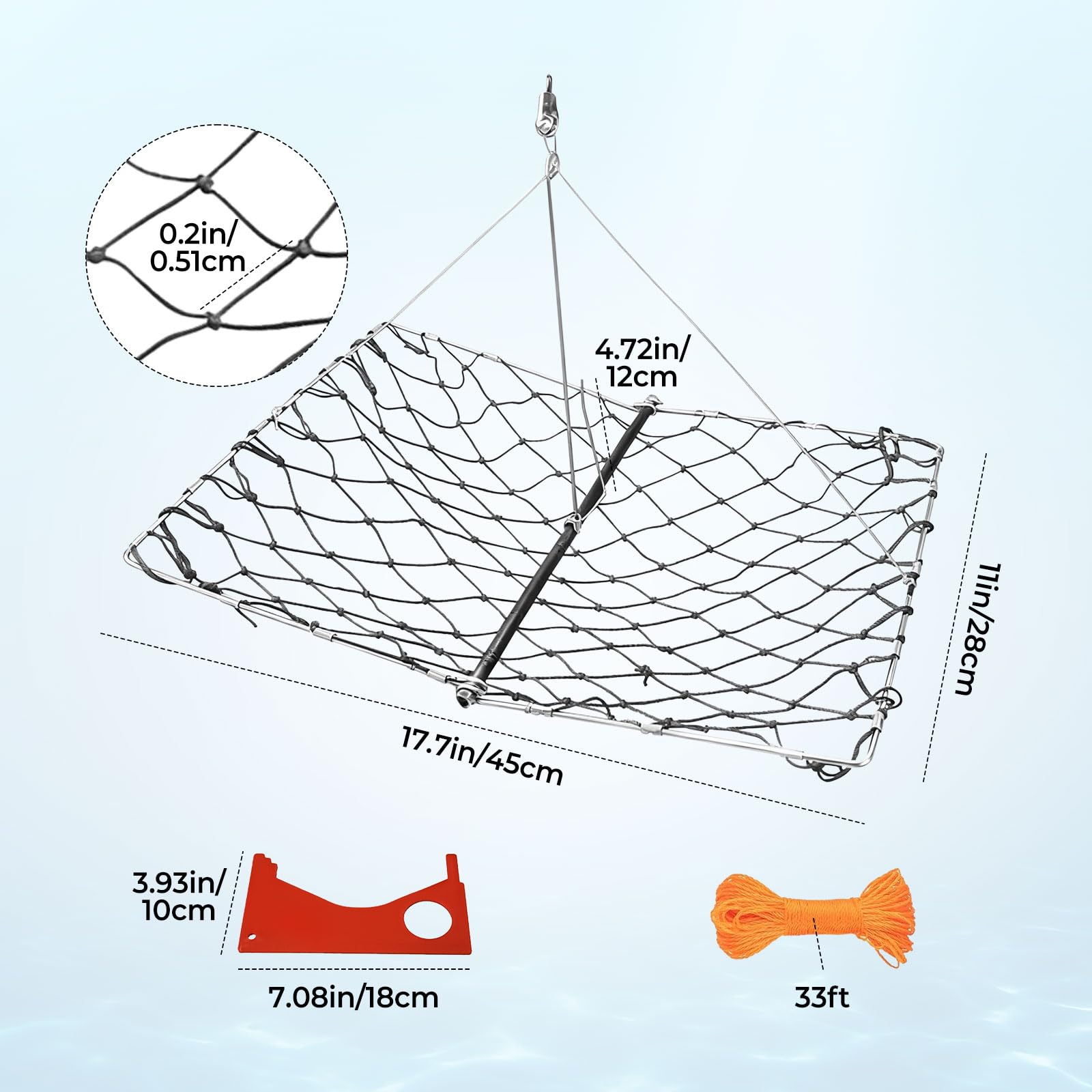 Yuqutum crabtrap with automatic opening springs ready to deploy.
