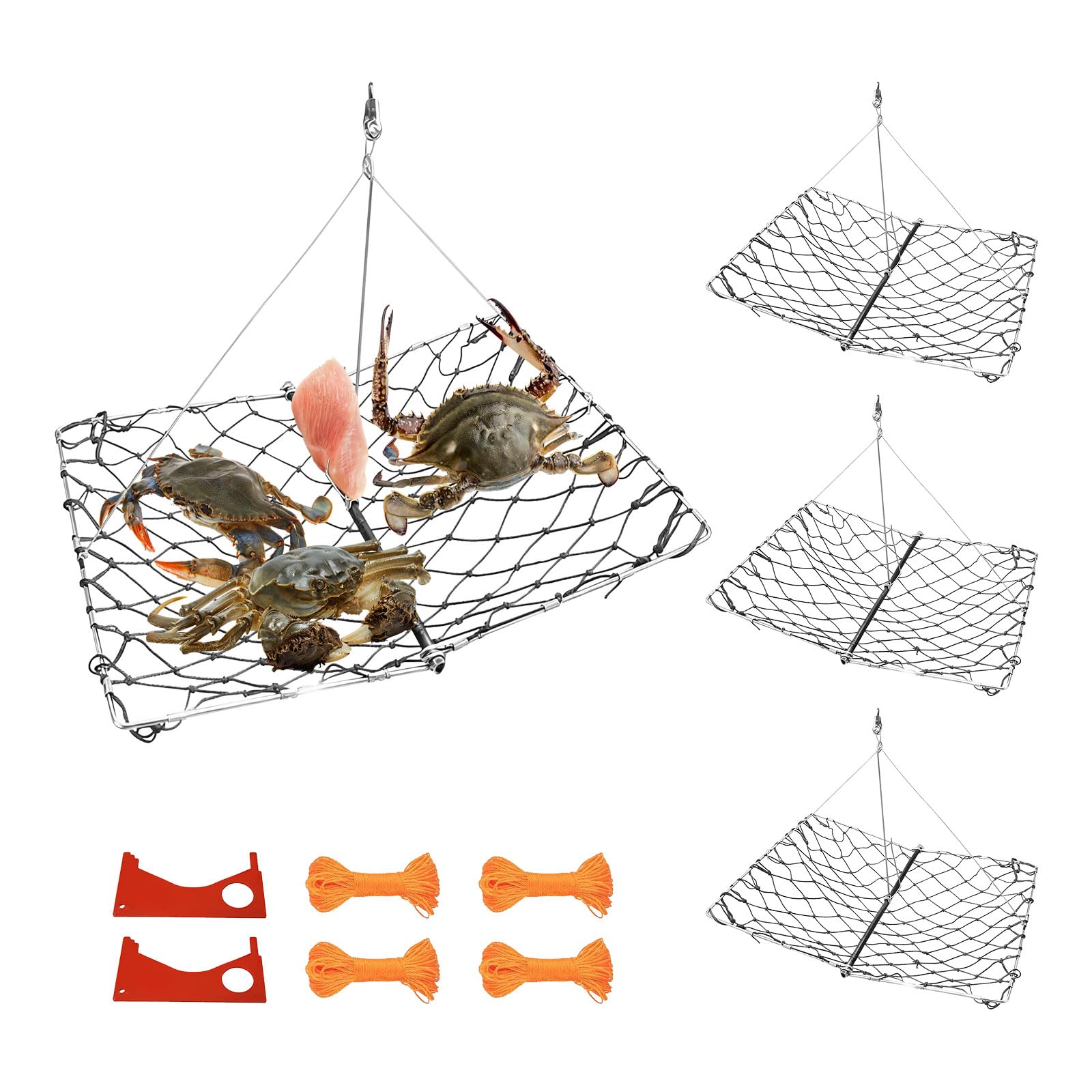 Yuqutum crab trap used in saltwater and freshwater environments.