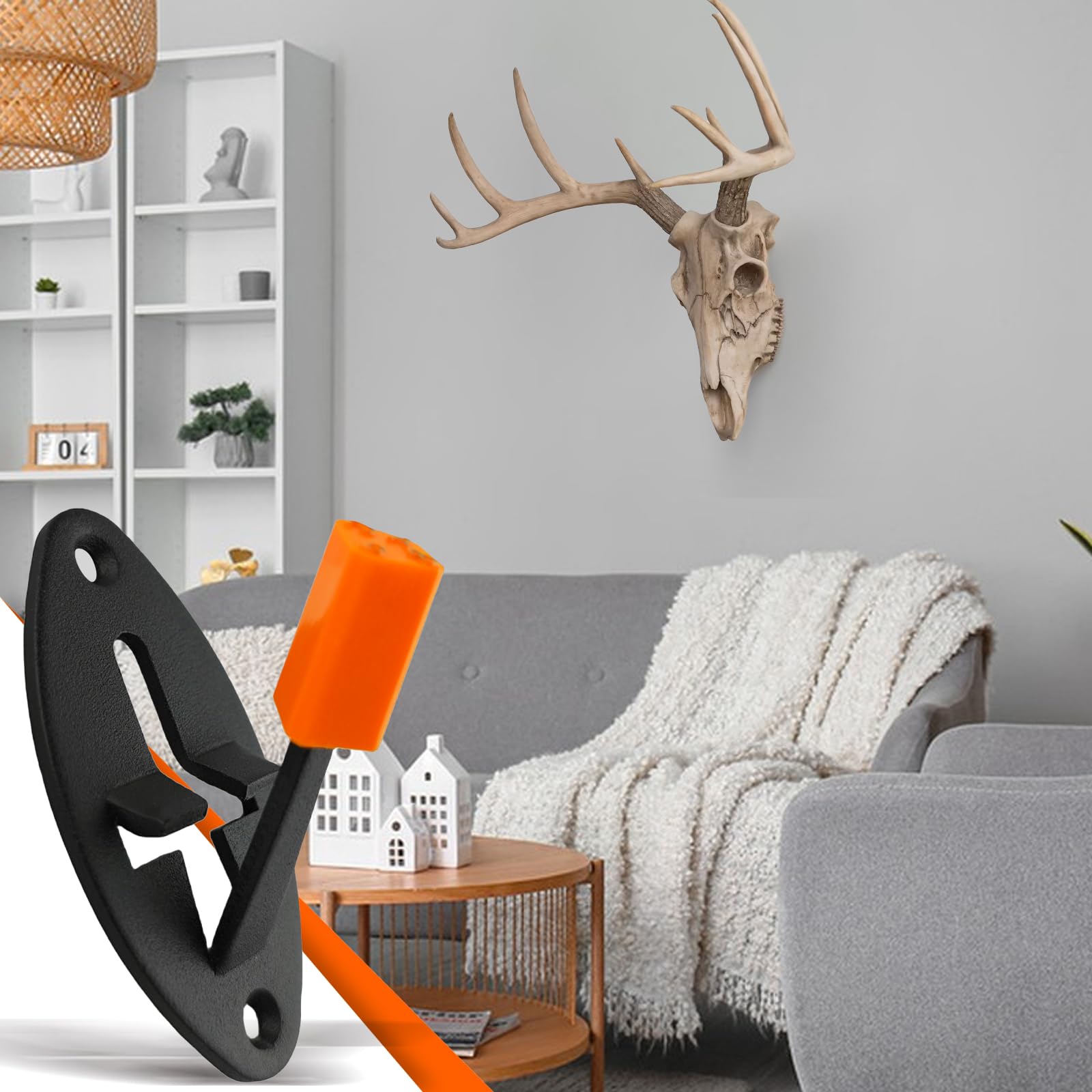 Yuqutum versatile hanger fits deer, bear, goat, and antelope skulls.