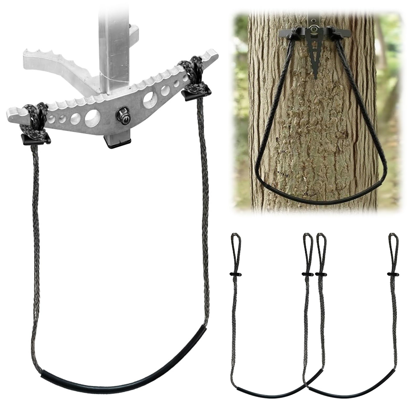 Yuqutum rope ladder 45.3-inch length shown in full-length view for reach and scope.