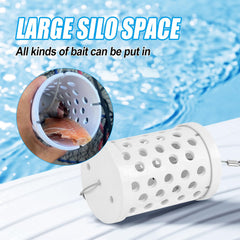 Yuqutum seal-proof bait cage removable cap demonstrates easy baiting and cleaning.