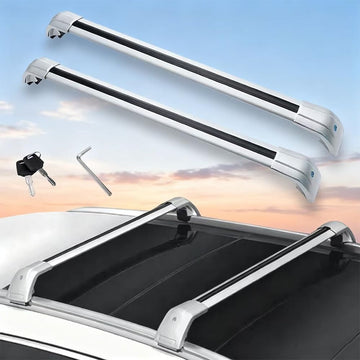Yuvezna roof rack crossbars installed on Acura MDX for versatile cargo