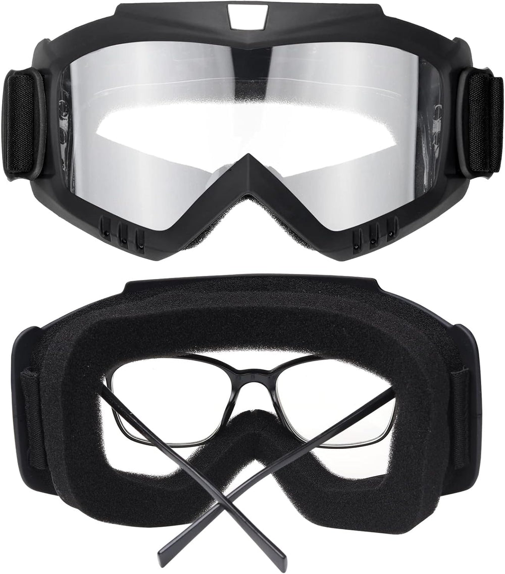 Yuxcnhaw lightweight TPU frame and polycarbonate lens for durability.
