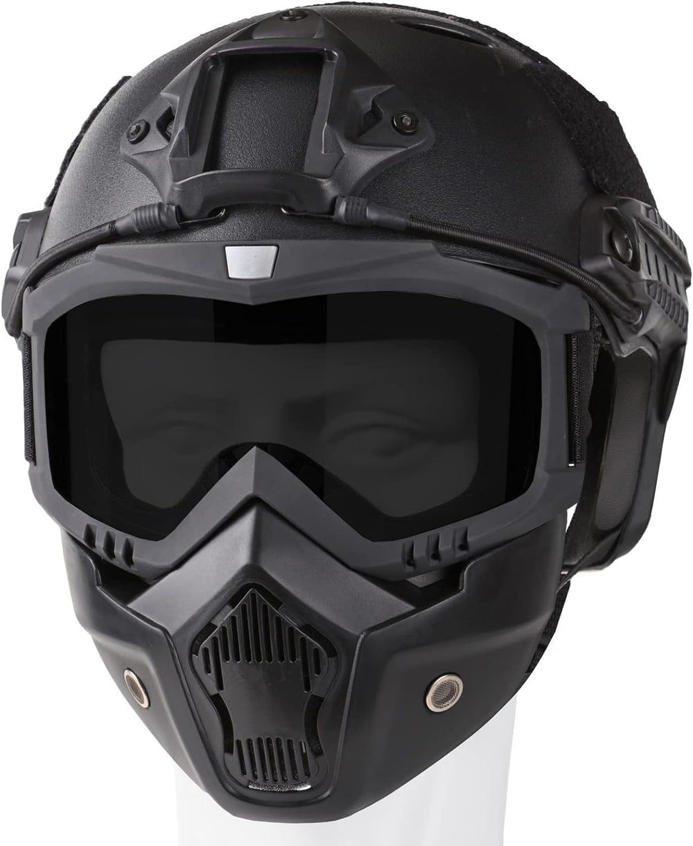 Yuxcnhaw package includes helmet and anti-fog mask for quick setup.