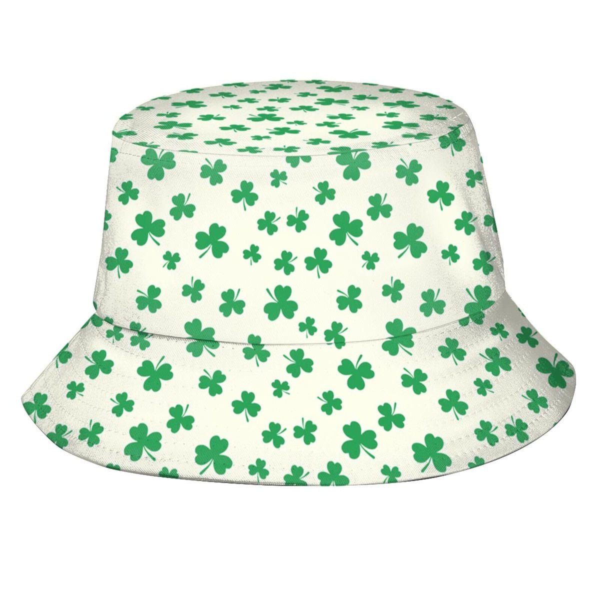 YUZEKABZ green shamrock bucket hat offering stylish sun protection