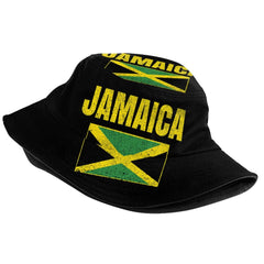YUZEKABZ Jamaica bucket hat side view, lightweight and packable for travel