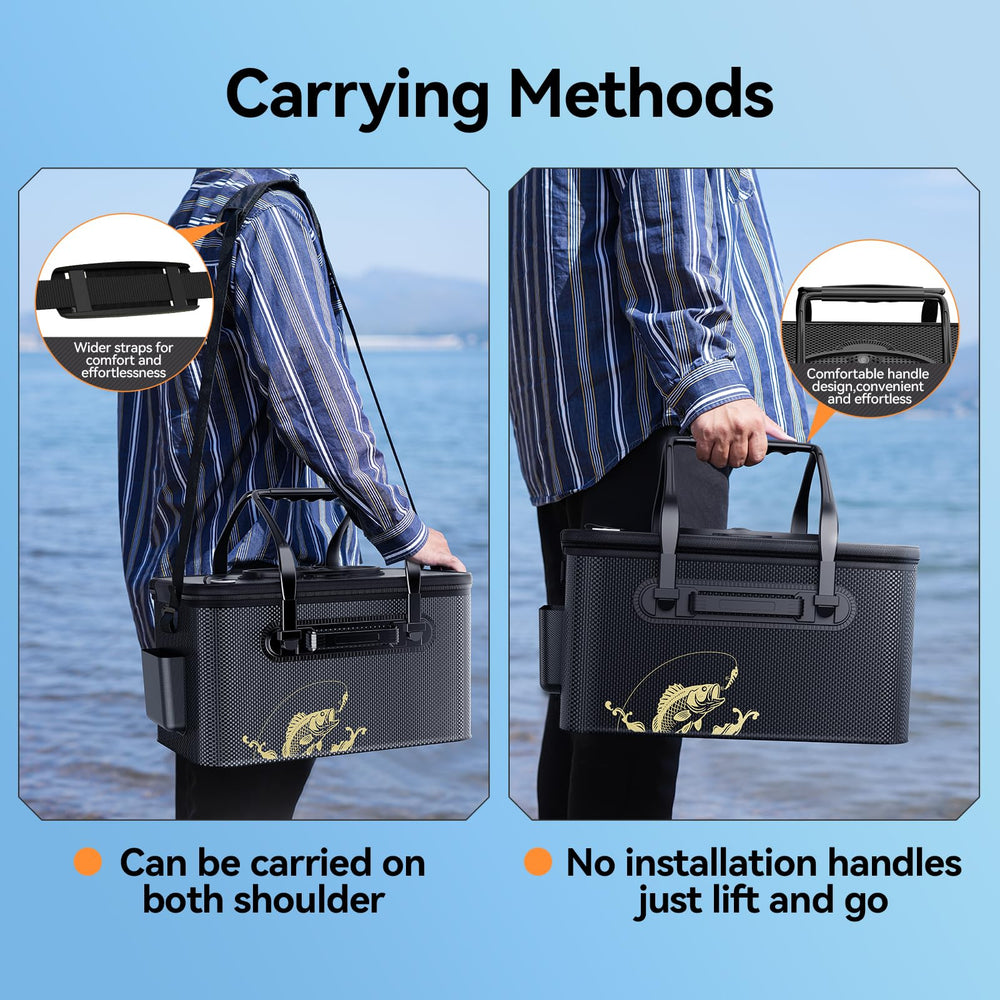 Yuzhiyuan camping-foldable bucket ready for streamside tasks and quick setup