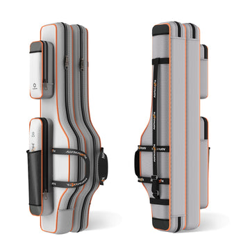 Yuzhiyuan fishing rod case triple layer keeps gear organized for transport