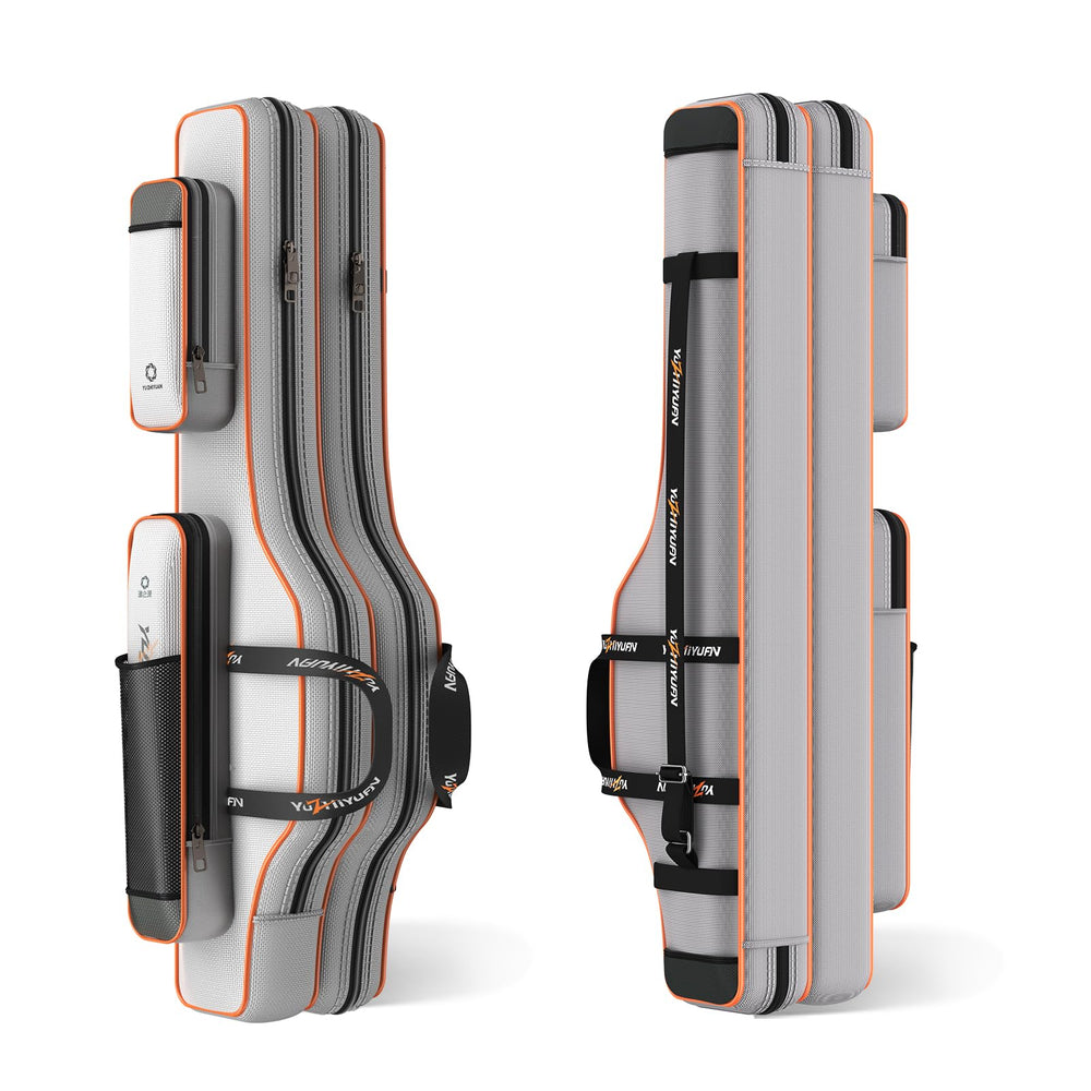Yuzhiyuan fishing rod case triple layer keeps gear organized for transport