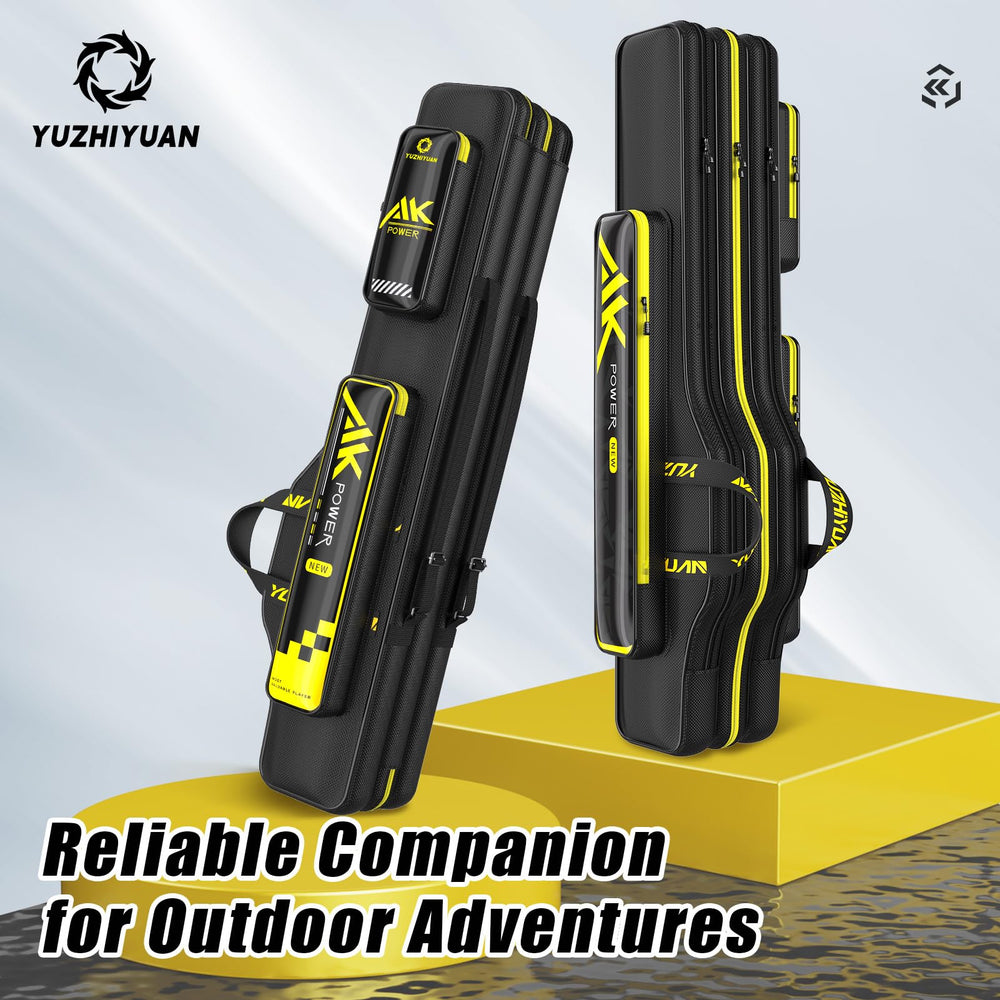 Yuzhiyuan Fishing Rod Case two-way zippers ensure smooth operation.