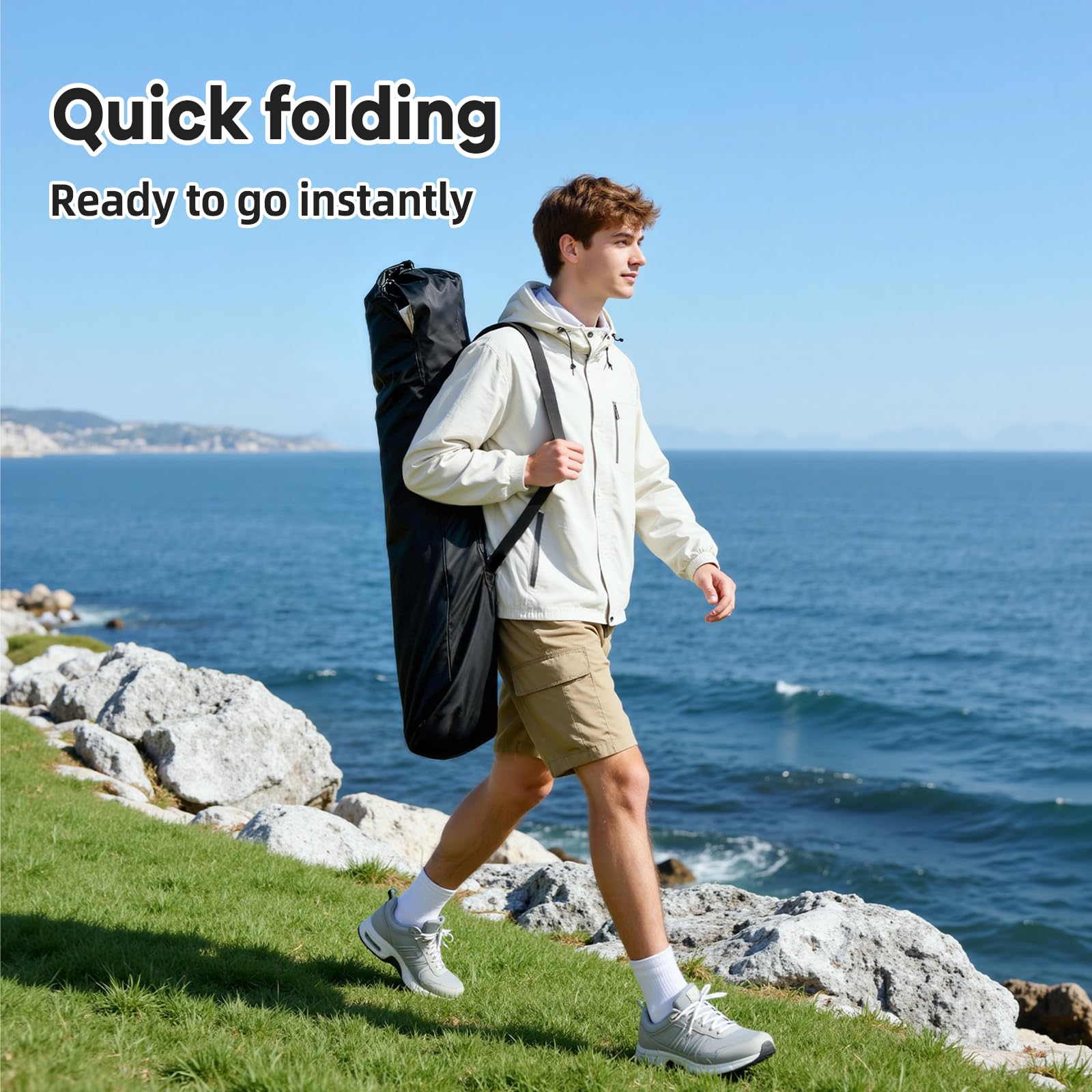 yuzhiyuan heavy duty camping chair 600D Oxford fabric resists wear for outdoor use
