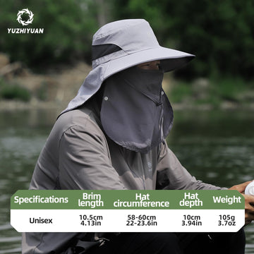 Integrated neck cover for full 360° sun protection