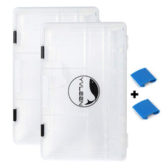 YVLEEN 3600/3700 tackle box opened showing compartments