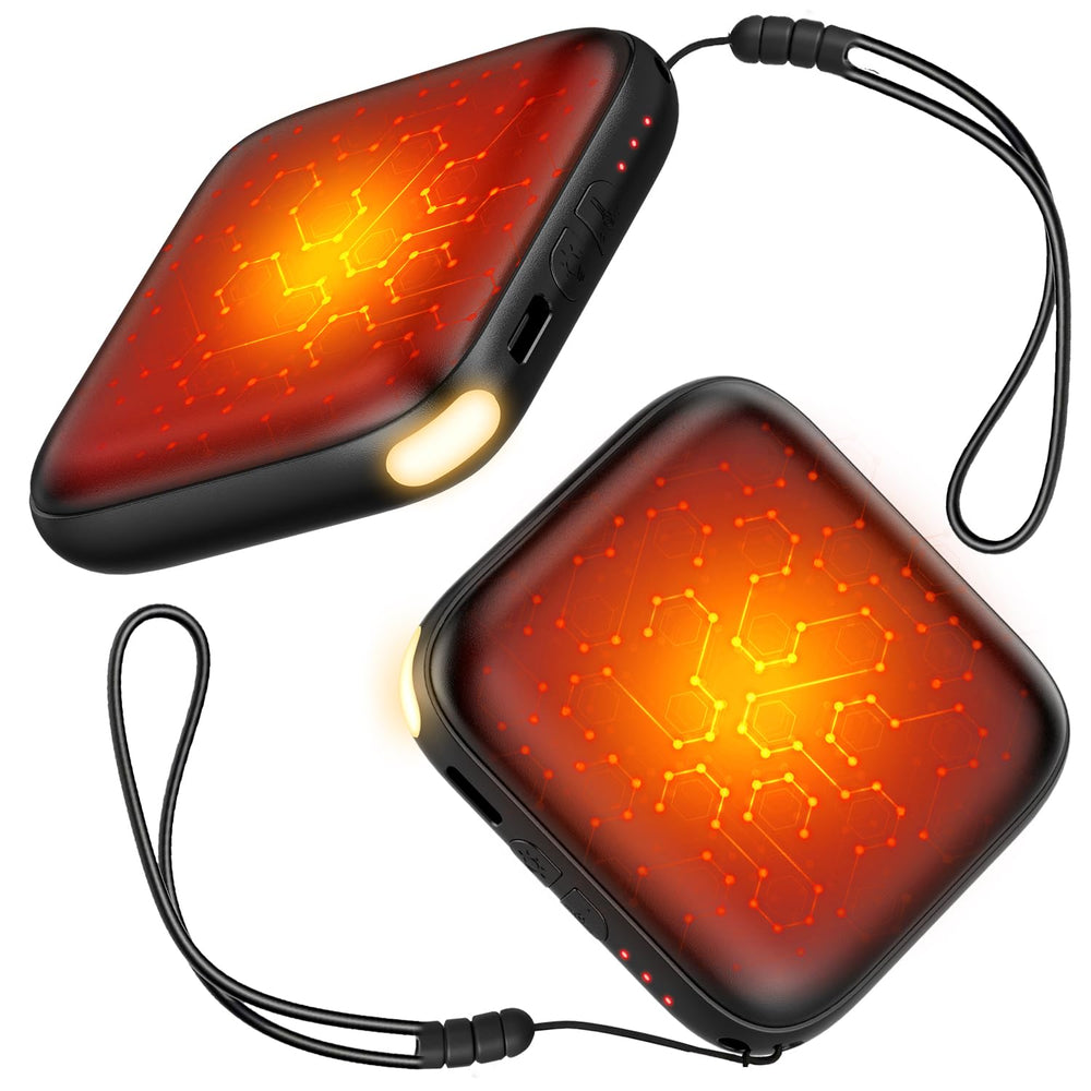 YWGGS hand warmers dual batteries provide long lasting warmth for outdoor adventures