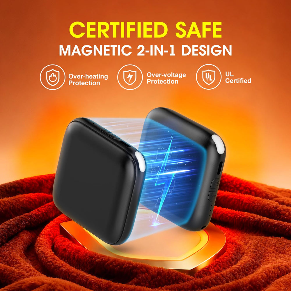 YWGGS hand warmers UL certified safety with overload protection