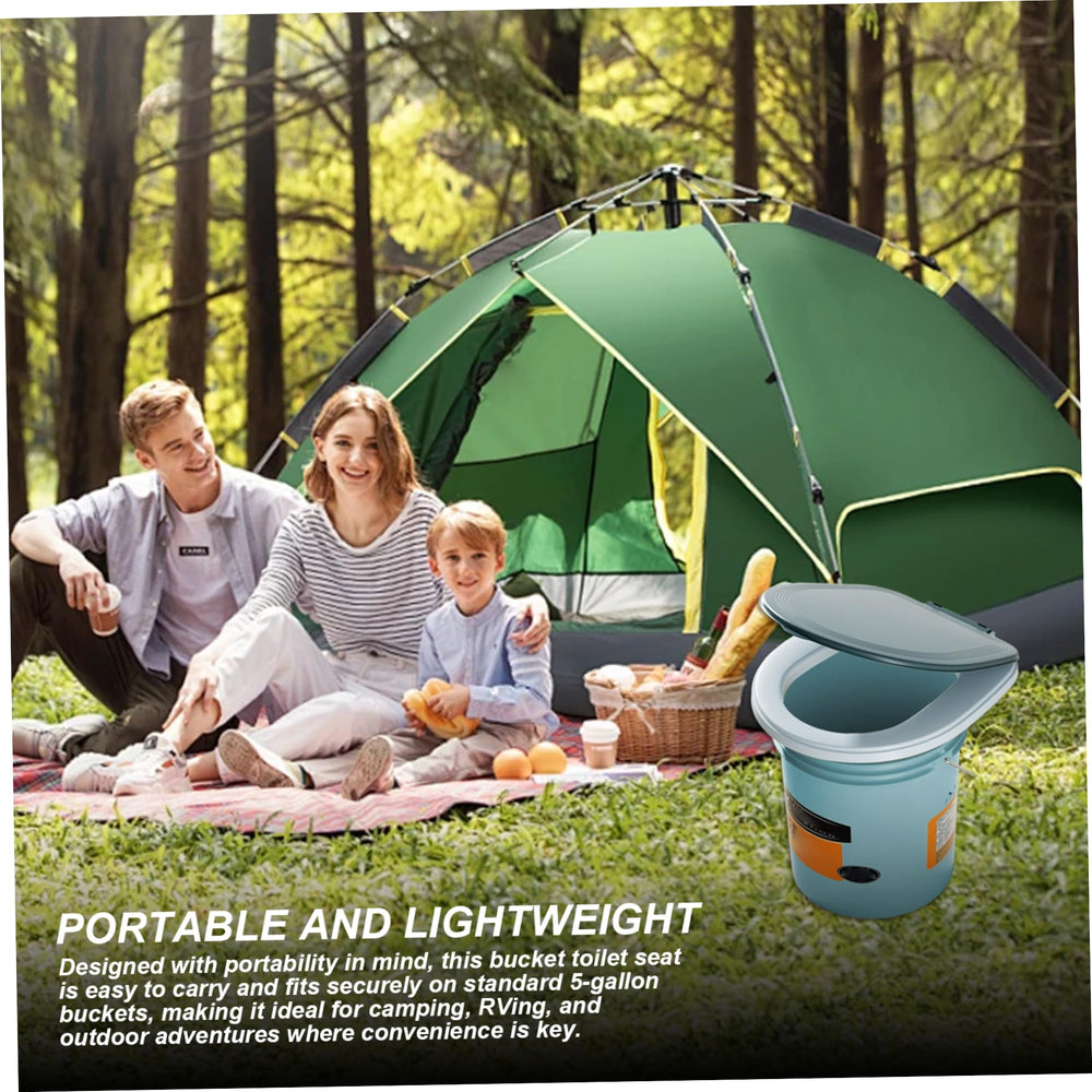 YWZMSD waterproof PP plastic seat cleans easily after camping or hiking.