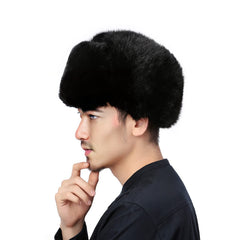 YXCFEWD Trapper Hat with earflap up presents a neat silhouette and warmth