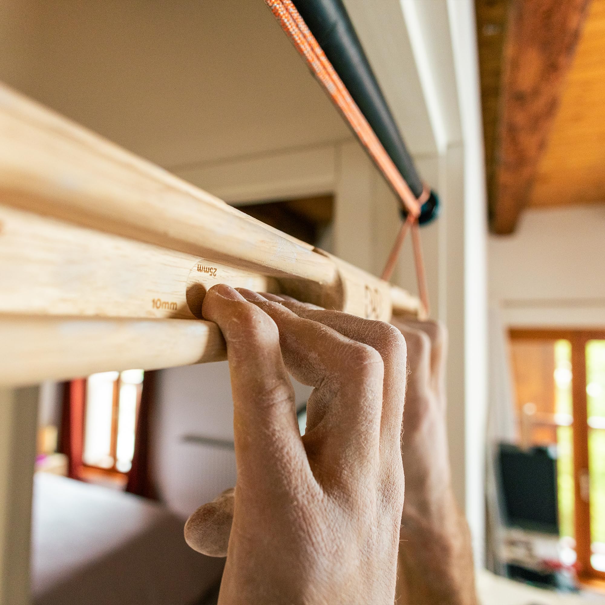 YY Vertical Baguette Evo comfortable holds for extended training sessions.
