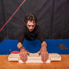YY Vertical Verticalboard First ten grip options provide scalable sessions across workouts