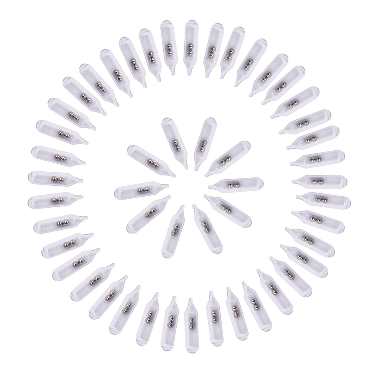 YYST 50 Worm Jig Glass Rattles – three sizes, inserted into soft plastics