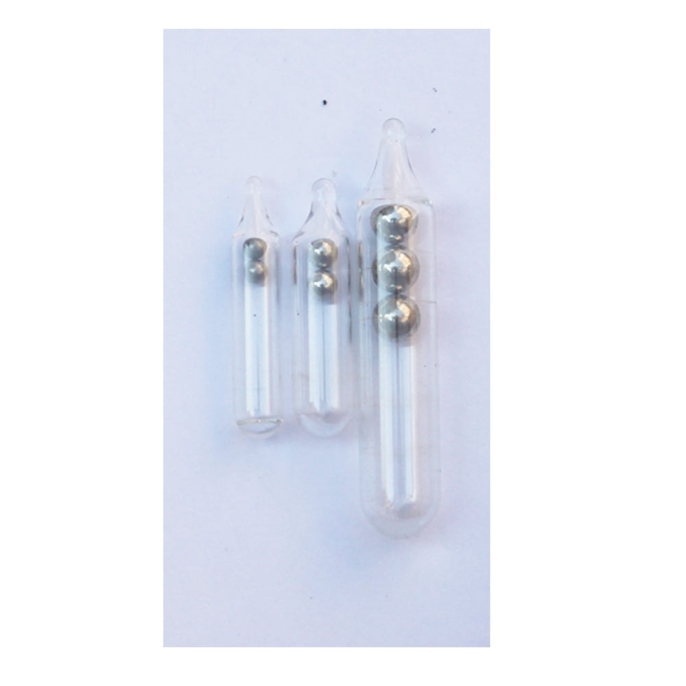 Includes 50 glass rattles for soft plastics without pilot hole