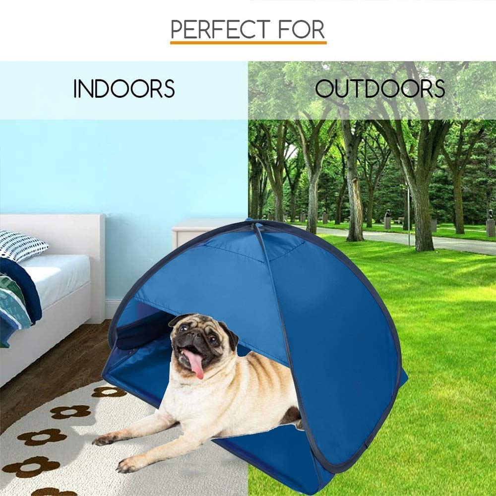 YZBEIMDAI pet-friendly shade tent with 360-vent design for breathable shelter