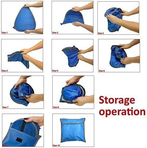 YZBEIMDAI side mesh pocket beach tent for storing essentials