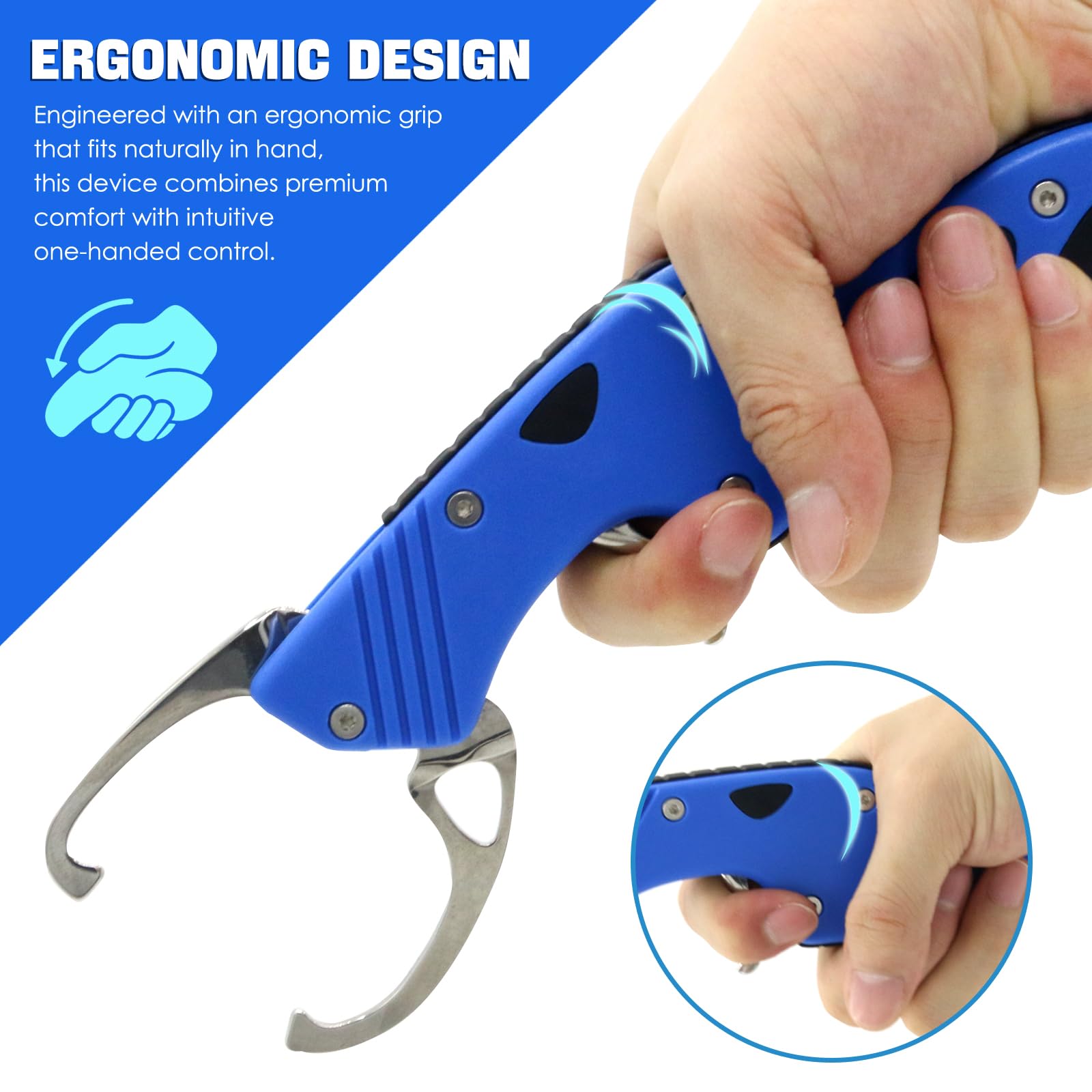 Compact 9.06 inch length and lightweight 6.24 oz