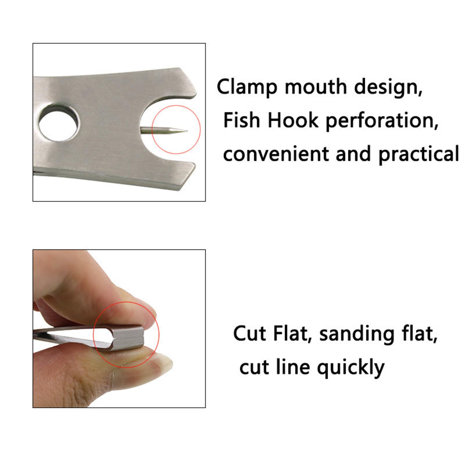 YZYDF ergonomic handle fishing scissor with comfortable grip