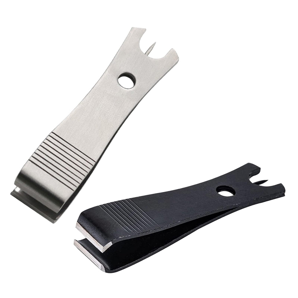 YZYDF fishing line cutter nipper in black showing precise line trimming