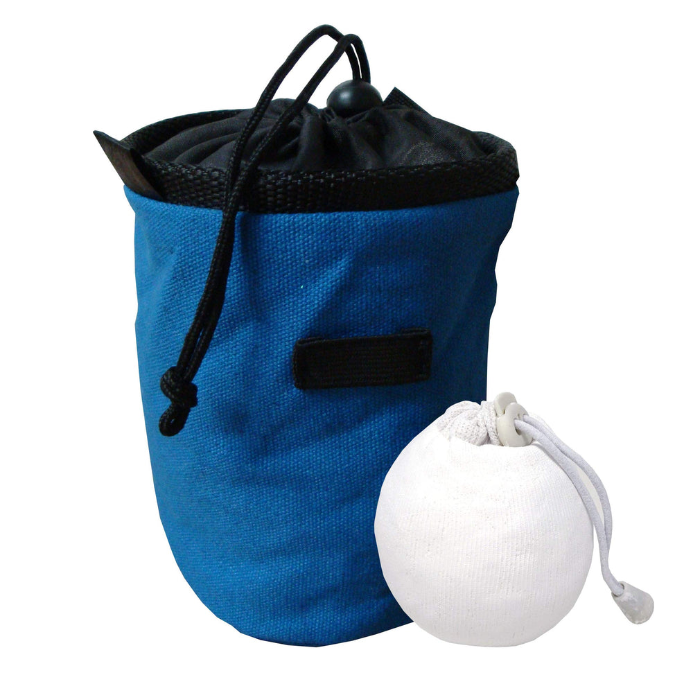 Z ATHLETIC chalk ball and bag offering mess-free grip for climbing and lifting