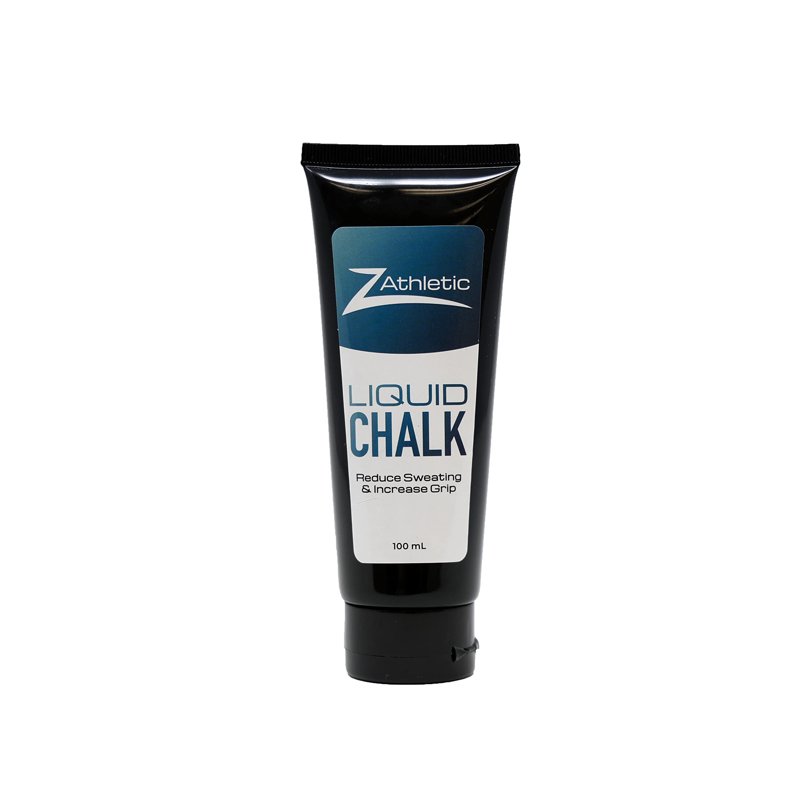 Z Athletic Liquid Chalk bottle pour shows the dispensing action for a dry grip