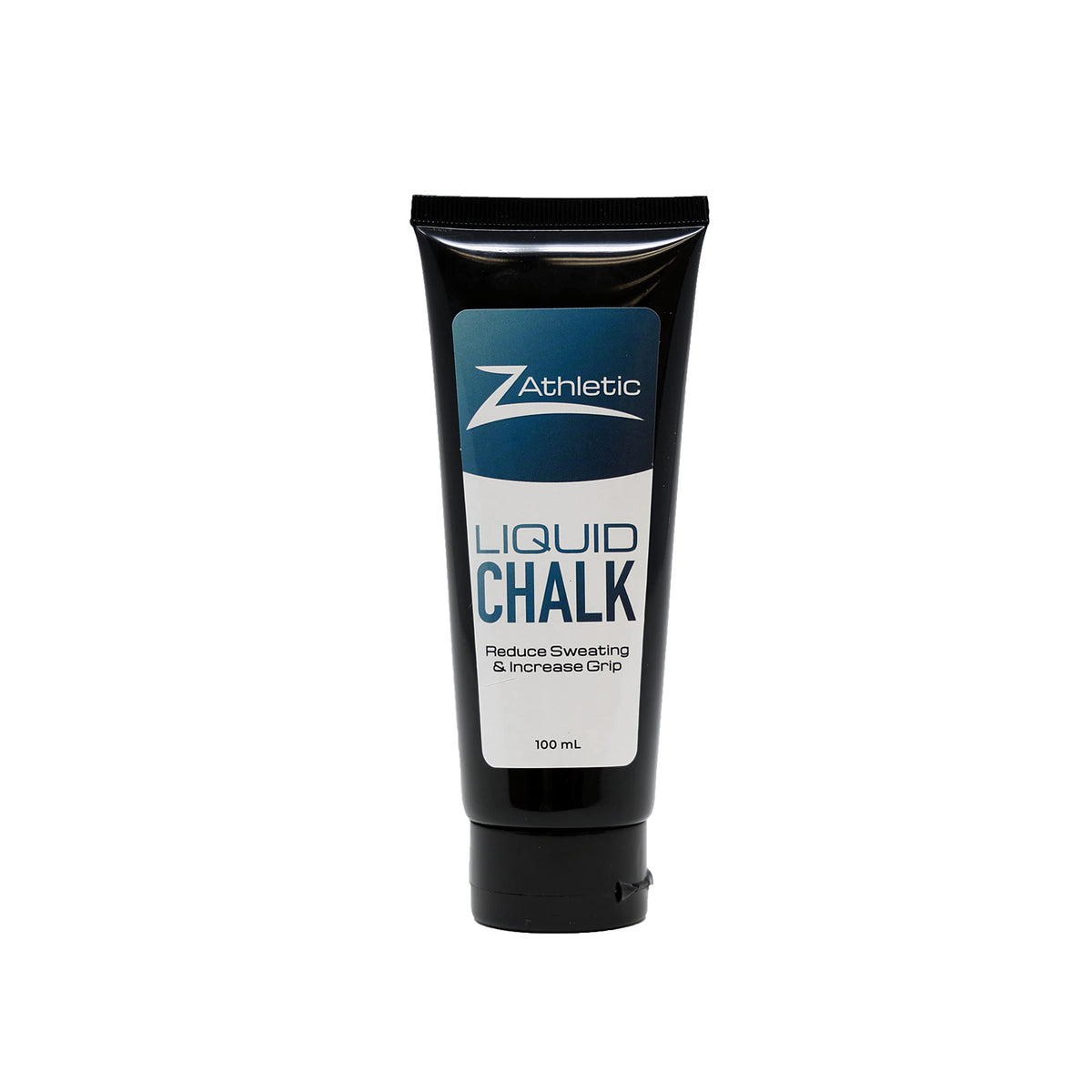 Z Athletic Liquid Chalk bottle pour shows the dispensing action for a dry grip