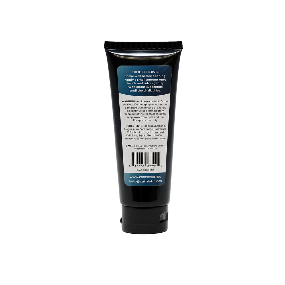 Z Athletic Liquid Chalk hands application demonstrates grip support during climbs