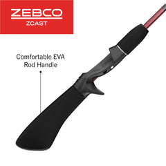 Z-Glass blank construction with shock-ring guides