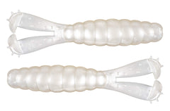 Z-Man Baby Goat 3-inch pearl lure, six-pack, durable and versatile for freshwater fishing
