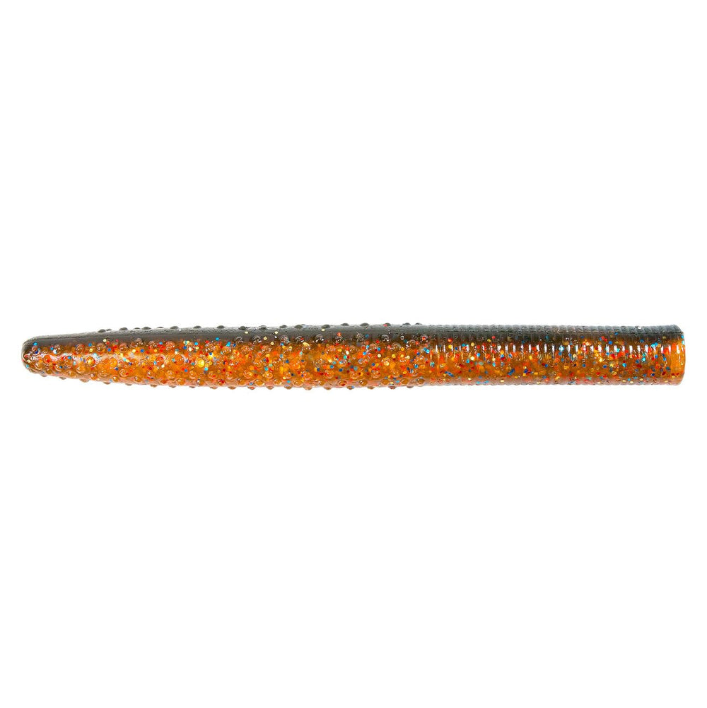 Z-Man Big TRD 4 Fire Craw on jighead demonstrates finesse presentation.